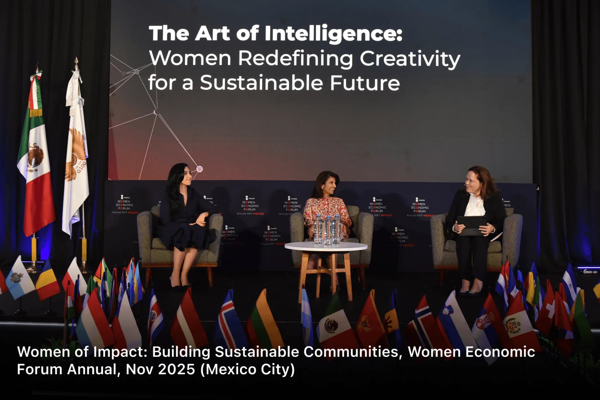 Women of Impact panel at the Women Economic Forum Annual in Mexico City, November 2025