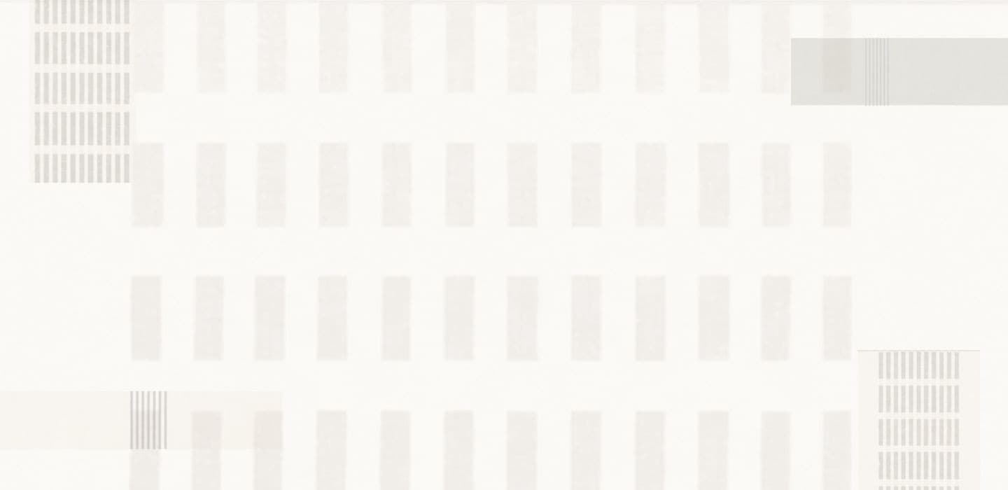 Pale woven textile with columns of grey stitches on cream, Inspired by Marli Ehrman